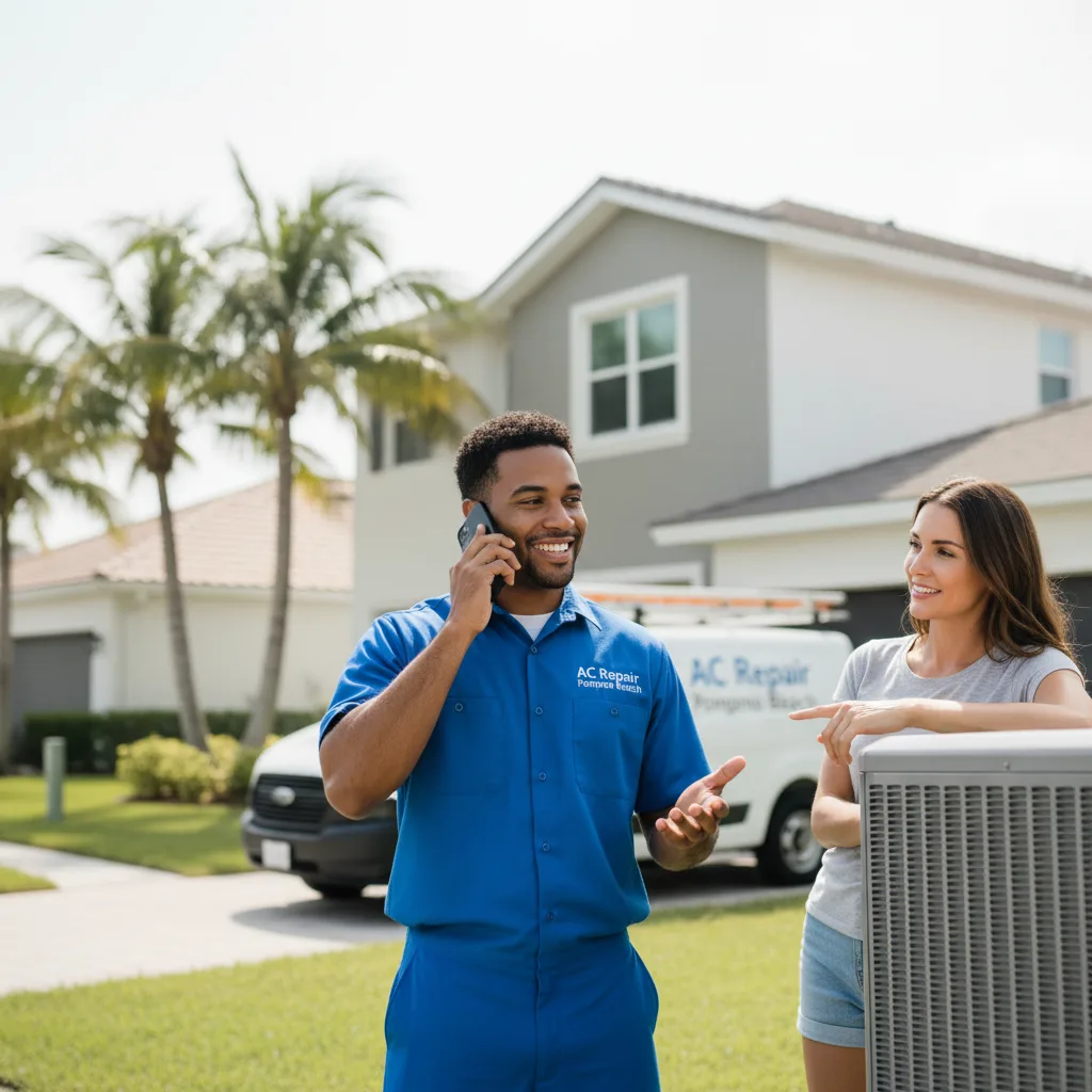 AC Repair Pompano Beach customer support in New Hudson